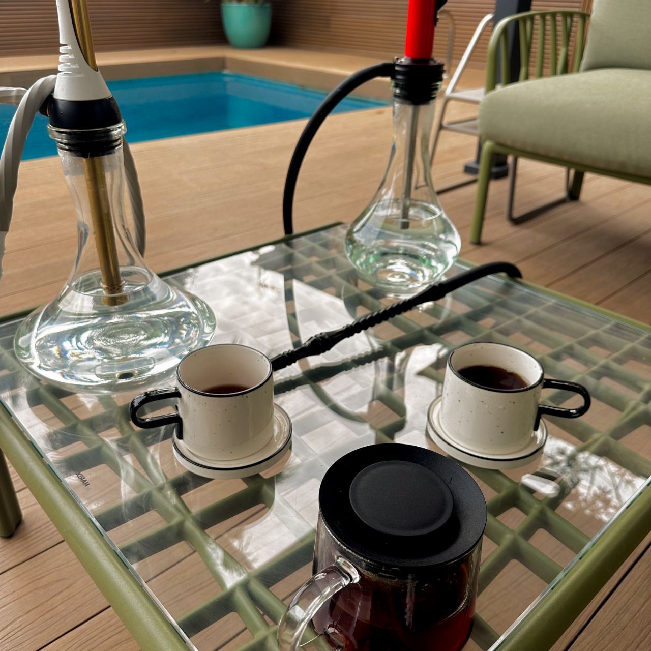 Ember Hookah en una fiesta en casa en Sitges (1)